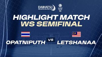 Indonesia Masters 2026 | WS SF | OPATNIPUTH (THA) vs LETSHANAA (MAS)