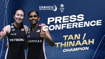 Press Conference Pearly Tan/Thinaah Muralitharan (Champion)