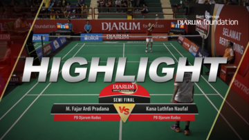 M. Fajar Ardi Pradana (Djarum Kudus) VS Kana Luthfan Naufal (Djarum Kudus)