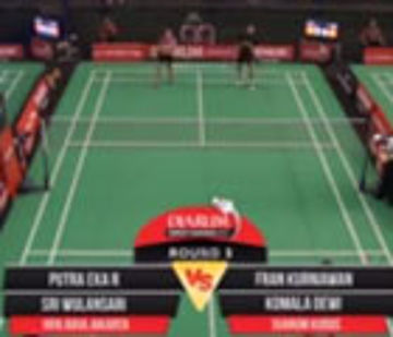 Fran Kurniawan/Komala Dewi (Djarum Kudus) VS Putra Eka/Sri Wulansari (Jaya Raya Jakarta)