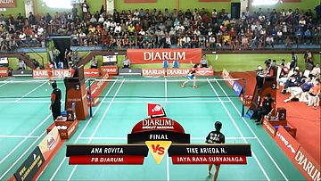 Ana Rovita (PB DJARUM) VS Tike Arieda N (JAYA RAYA SURYANAGA)