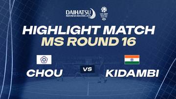 Indonesia Masters 2026 | MS R16 | CHOU (TPE) [4] vs KIDAMBI (IND)