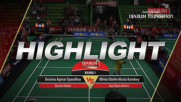 Desima Aqmar Syarafina (Djarum Kudus) VS Olivia Chelin Maria Kambey (Jaya Raya Jakarta)