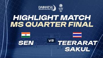 Indonesia Masters 2026 | MS QF | SEN (IND) [7] vs TEERARATSAKUL (THA)