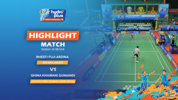 Highlight Match Day 3 - Rhesti Fuji Ardina (PB Jaya Raya ) vs Ghina Khairani Guniandi (Daihatsu Yonex S.C.W)