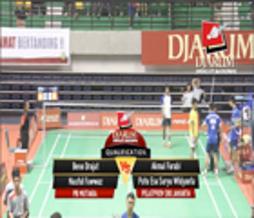 Beno Drajat / Naufal F. (PB MUTIARA BANDUNG) VS Akmal Farabi / Putu Esa S.W. (PELATPROV JAKARTA)