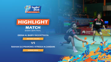 Highlight Semifinal - Erfan Al Bariy / Mellynda Dwi Octavya (PB Jaya Raya) vs Raihan Daffa Edsel Pramono / Atresia Naufa Candani (PB Djarum Kudus)