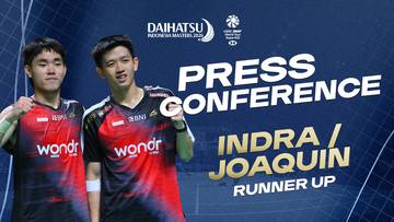 Press Conference Raymond Indra/Nikolaus Joaquin (Runner Up)