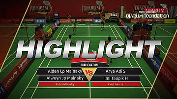 Alden Lp Mainaky/Alweyn Jp Mainaky (Putra Mainaky) VS Arya Adi Saputra/Ilmi Taupik Hidayat (Exist Jakarta)