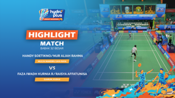 Highlight Match Day 2- Handy Soetikno (Mulya Mandiri) / Nur Aliah Rahma (PB Jaya Raya) vs Faza Iwadh Kurnia Ramdhan / Raisya Affatunisa (PB Djarum Kudus)
