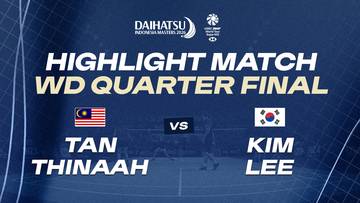 Indonesia Masters 2026 | WD QF | TAN / THINAAH (MAS) [1] vs KIM / LEE (KOR)