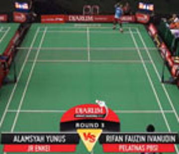 Alamsyah Yunus (JR Enkei) VS Rifan Fauzin Ivanudin (Pelatnas PBSI)
