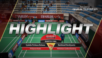 Syabda Perkasa Belawa (Djarum Kudus) VS Rachmad Herdiyanto (Mutiara Cardinal Bandung)