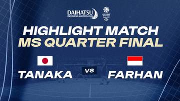 Indonesia Masters 2026 | MS QF | TANAKA (JPN) vs FARHAN (INA) [8]