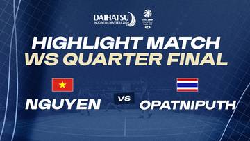 Indonesia Masters 2026 | WS QF | NGUYEN (VIE) vs OPATNIPUTH (THA)