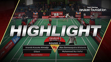 Alan Darmasaputra Kristanto/Muhammad Nur Hafizi (Djarum Kudus) VS Ananda Kusuma Atmadja Pohan/Gilbert (Djarum Kudus)